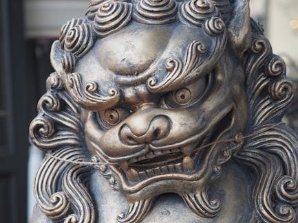 Chinese Lion Sculpture