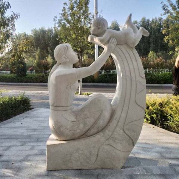 Custom white marble statues - Image 4