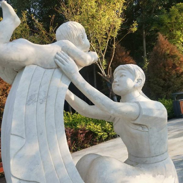 Custom white marble statues - Image 5