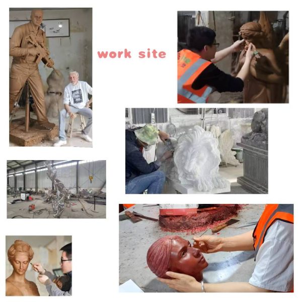 Fiberglass cartoon rabbit sculpture - Image 8