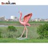 Custom outdoor park fiberglass flamingo sculpture - Image 3