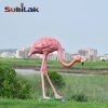 Custom outdoor park fiberglass flamingo sculpture - Image 4