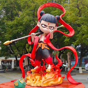 Fiberglass Nezha Sculpture