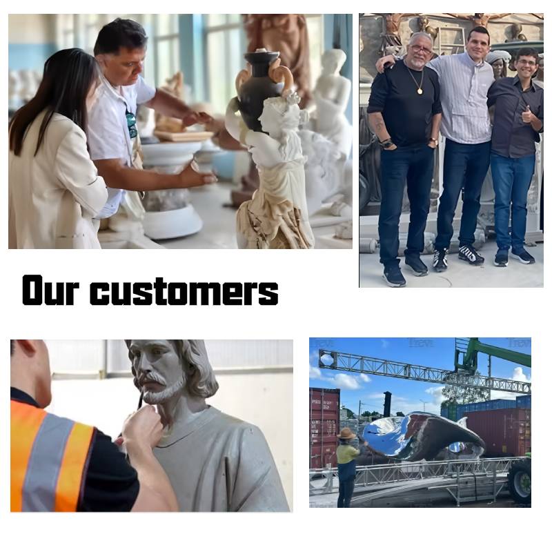 Our factory and visiting customers