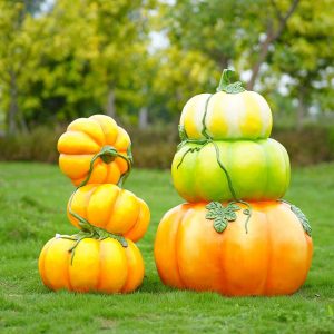 Outdoor simulated vegetable pumpkin ornaments fiberglass sculpture garden courtyard decoration garden landscape sketch