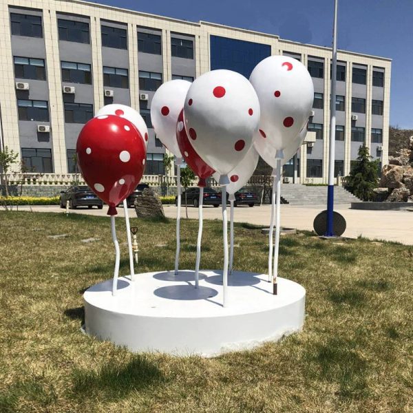 Outdoor Square Park Shopping Mall Fiberglass Balloon Sculpture - Image 2