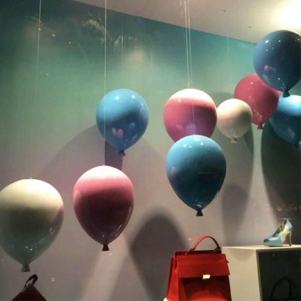 Outdoor Square Park Shopping Mall Fiberglass Balloon Sculpture - Image 3