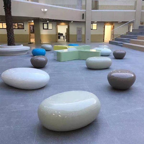Park outdoor fiberglass creative shape seat - Image 2