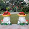 Outdoor park fiberglass animal sculpture trash can - Image 2