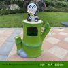 Outdoor park fiberglass animal sculpture trash can - Image 4