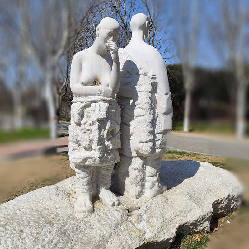 Enlightenment: A man, a woman and their baby, living a hard life
