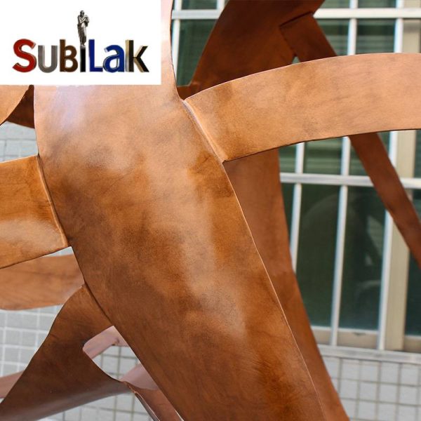 Outdoor park city space stainless steel material abstract hollow sculpture horse work - Image 4