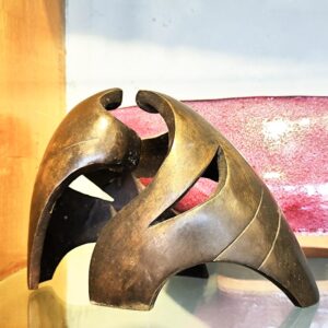 Abstract Bronze Sculpture, Modern Sculpture Artwork