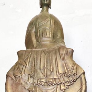 Bronze Buddha statue Bodhisattva full body sitting