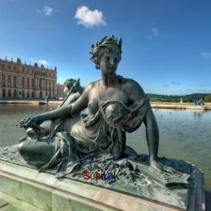 Greek statue classical casting sculpture statue river god bronze