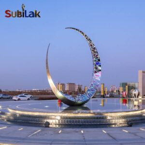 Rectangular stainless steel moonlight spot in outdoor park public places