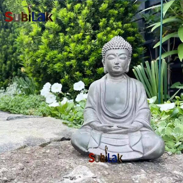 Outdoor Customized Brass Budha Tibetan Bronze Sitting Buddha Statue Indian Sculpture - Image 3