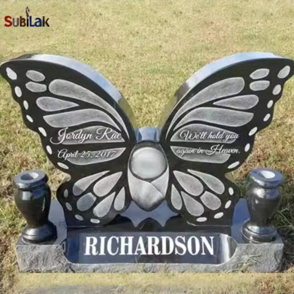 Wholesale Granite Marble Cemetery Stone Monument Tombstone Antique Tombstone with Dove Carving - Image 2