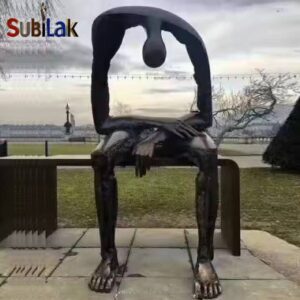 Outdoor Garden Bronze Abstract Figure Bronze Statue