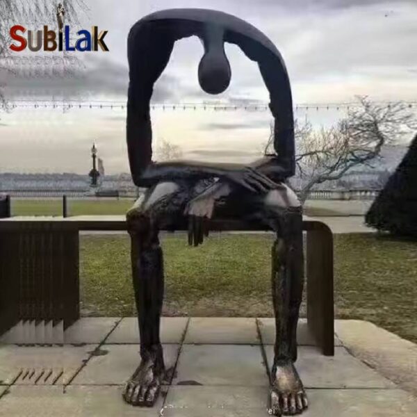 Outdoor Garden Bronze Abstract Figure Bronze Statue