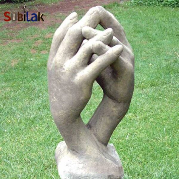 Outdoor Plaza Character Fist Sculpture - Image 4