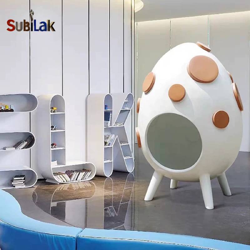 Fiberglass sculpture with the theme of “Forest Hut” - Image 6